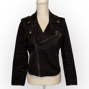 American Eagle Outfitters black denim jean jacket